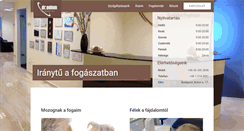 Desktop Screenshot of esztetikaifogaszat.hu